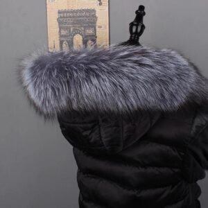 Futrzane obszycie do kaptura z lisa 75 cm