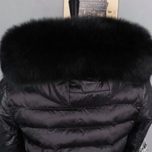 Futrzane obszycie do kaptura z lisa naturalnego 80 cm