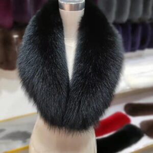Kołnierz z futra lisa naturalnego 80 cm
